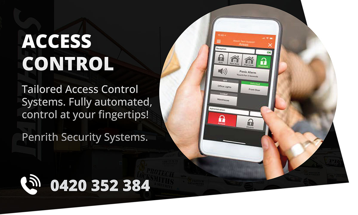 Access Control Systems with full control via mobile app.